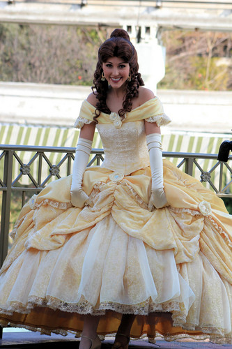 Belle in her gown