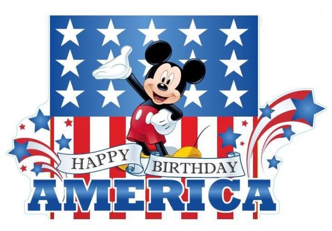 mickey happy birthday america